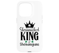 Carcasa para iPhone 15 Pro King of Shananigans Malarkey Shenanigator St Patricks Irish