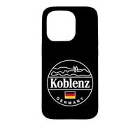 Carcasa para iPhone 15 Pro Koblenz Alemania Ciudad Viaje Diseño Vintage