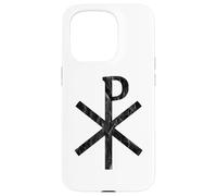 Carcasa para iPhone 15 Pro La Cruz Chi-Rho - Símbolo De Jesucristo - Vintage