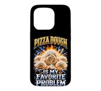 Carcasa para iPhone 15 Pro La Masa de Pizza es mi Problema Favorito Foodie Baker