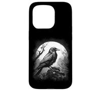 Carcasa para iPhone 15 Pro LA Oscuridad Hay Y Nada MÁS El Cuervo Edgar Allan PoE Meme
