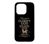 Carcasa para iPhone 15 Pro La teología reformada glorifica a Dios Christian Westminster Cita