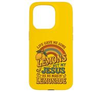 Carcasa para iPhone 15 Pro La Vida me DIO Algunos Limones Pero mi Jesús Él Be Makin Limonada