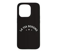 Carcasa para iPhone 15 Pro La Vie Boheme La Vida Bohemia Frase Francesa Artista Teatro