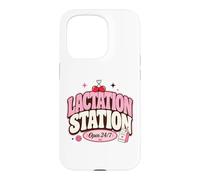Carcasa para iPhone 15 Pro Lactation Station, Lactating Mothers Breastfeeding New Mom