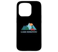 Carcasa para iPhone 15 Pro Lake Siskiyou Northern California MT. Shasta Vintage Logo