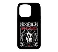 Carcasa para iPhone 15 Pro Las Chicas Buenas Tienen Malas fantasías Vampiro Oscuro Romántico Gótico
