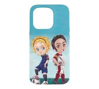 Carcasa para iPhone 15 Pro Las Reglas del Juego, Dani y Mateo