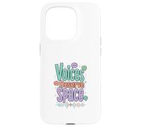 Carcasa para iPhone 15 Pro Las Voces merecen un diseño de Conciencia sobre la comunicación Espacial