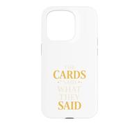 Carcasa para iPhone 15 Pro Lector de Tarot Astrología Mística Humor Brujo Tarot Espiritual