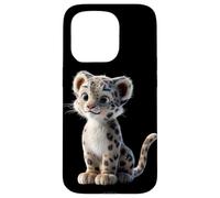 Carcasa para iPhone 15 Pro Leopardo de Las Nieves Panthera Uncia Gran Felino