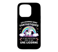 Carcasa para iPhone 15 Pro Les Licornes Sont Fantastiques Cadeau Licorne Adulto Humor
