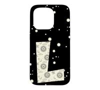 Carcasa para iPhone 15 Pro Letra Celestial L Sol Luna Alfabeto Vintage