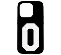 Carcasa para iPhone 15 Pro Letra O Grande Monograma Ortografía Inicial, Varsity