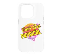 Carcasa para iPhone 15 Pro Let's Get Physical 80s Disfraz Fiesta Retro 80 Entrenamiento