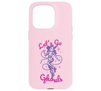 Carcasa para iPhone 15 Pro Let's Go Ghouls para Halloween, Vaquera, Western, Pastel, gótico, Morado