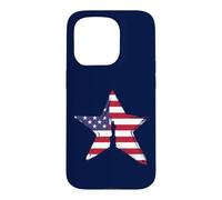 Carcasa para iPhone 15 Pro Libertad Bandera Americana Estados Unidos América Patriota Estrella