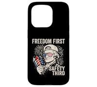 Carcasa para iPhone 15 Pro Libertad Primera Seguridad Tercera Alexander Hamilton 4 de Julio