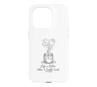 Carcasa para iPhone 15 Pro Life Is Better When It Smells Good Candle Maker Gift