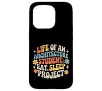 Carcasa para iPhone 15 Pro Life of An Architecture Student Eat Sleep Project -