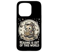 Carcasa para iPhone 15 Pro Linda Lectura de Astronauta está Fuera de Este Mundo Bookworm Niño