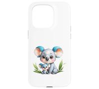 Carcasa para iPhone 15 Pro Lindo Koala mamá y bebé Animal ilustración