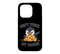 Carcasa para iPhone 15 Pro Lindo pingüino de Dibujos Animados no Toque mi Galleta