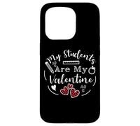 Carcasa para iPhone 15 Pro Lindo Profesor, mis Alumnos me robaron el corazón, Amor, Cita de San Valentín