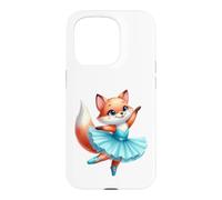 Carcasa para iPhone 15 Pro Lindos Zapatos de Bailarina Bailarina de Zorro