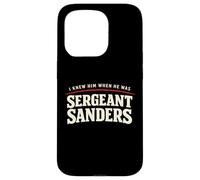 Carcasa para iPhone 15 Pro Lo conocí Cuando era el Sargento Sanders Broma Divertida de Kentucky