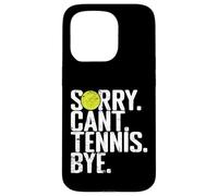 Carcasa para iPhone 15 Pro Lo Siento, no Puedo Tenis Adiós Tenis Humor