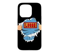 Carcasa para iPhone 15 Pro Logan Name Superhero Gift for Boys Named Logan