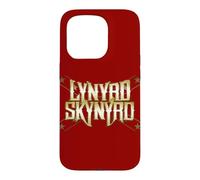 Carcasa para iPhone 15 Pro Logotipo de Lynyrd Skynyrd, Campesino sureño, Vintage, Rock de los 70, Dorado