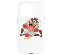 Carcasa para iPhone 15 Pro Looney Tunes Taz Love Locked Valentine's Day
