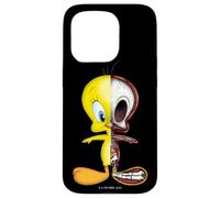Carcasa para iPhone 15 Pro Looney Tunes Tweety Half Skeleton