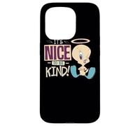 Carcasa para iPhone 15 Pro Looney Tunes Tweety Nice To Be Kind
