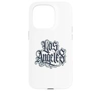Carcasa para iPhone 15 Pro Los Ángeles Gothic Old English tee Vintage LA Streetwear