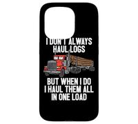 Carcasa para iPhone 15 Pro Los Transporte Todo en uno Log Logging Truck Driver Hauler