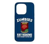 Carcasa para iPhone 15 Pro Los Zom omen Cerebros no se preocupan sarcástico Zombie Halloween