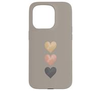 Carcasa para iPhone 15 Pro Love - Three Hearts