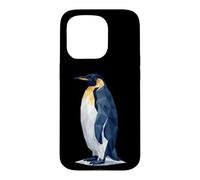 Carcasa para iPhone 15 Pro Low Poly Emperor Penguins Geometric Art