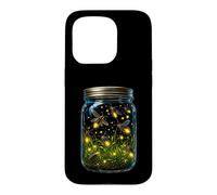 Carcasa para iPhone 15 Pro Luciérnagas En Tarro Lindo Relámpago Insectos Noche Brillante
