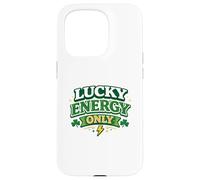 Carcasa para iPhone 15 Pro Lucky Energy Only 17 de Marzo Fiesta Irlandesa Clover St Patricks