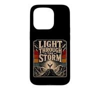 Carcasa para iPhone 15 Pro Luz a través de la tormenta Cruz Cris