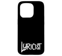 Carcasa para iPhone 15 Pro Lyricist Hip Hop Rap Music Poetry Poem Writer Lyricism MC