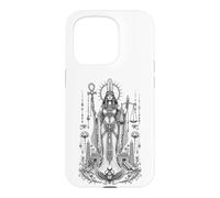 Carcasa para iPhone 15 Pro Maat Pluma Verdad Antiguo Egipcio Equilibrio Mito Arte