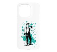 Carcasa para iPhone 15 Pro Maestro autoritario de Rodeo con Sombrero y látigo