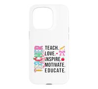 Carcasa para iPhone 15 Pro Maestro Inspira Educar Apreciación