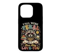 Carcasa para iPhone 15 Pro Maestro Superviviente Mapache Salvaje Fin de Año Escolar