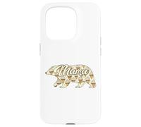 Carcasa para iPhone 15 Pro Mama Bear - Patrón Moderno para Amantes de los Conos de Helado
